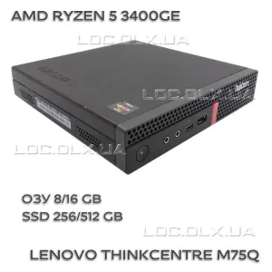 Lenovo ThinkCentre M75Q RYZEN 5 PRO 3400GE 8/256GB HDMI DP WiFi #8731