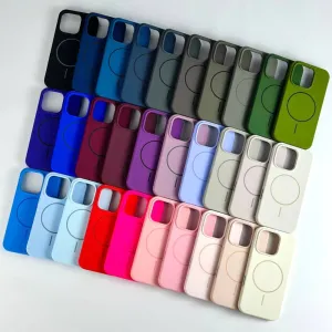 УСІ МОДЕЛІ! Силіконовий чохол з MagSafe для iPhone 16/15/14 | Якісний преміальний чохол для IPhone | SOFT TOUCH СИЛІКОН !!!