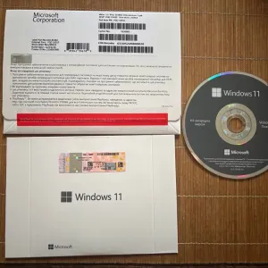Windows 11 Pro КЛЮЧ НАКЛЕЙКА конверт комплектOEM FQC-10557 dvd Україна
