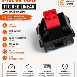 Світчі HyperX, TTC Red Linear