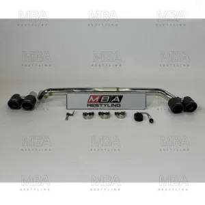 Выхлоп насадки глушителя Akrapovic на BMW F30 M3 Look/ M-tech