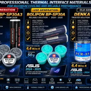 ( ASUS ) Жидкая Термопрокладка BOLIPON BP-SP30A3 / BOLIPON BP-SP30A / DENKA  Япония / Рідка термопрокладка Для Ноутбуков, и Мобильных телефонов !!
