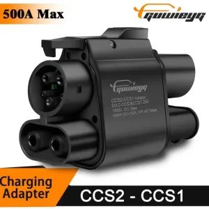 Адаптер GUWIEYG CCS2-CCS1 500A/500kW Combo для авто из США (топ качество)