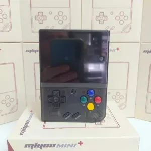 Карманна PSP приставка Miyoo Mini Plus 64GB Black Денди Play Station 1