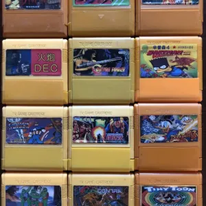 Карттриджі TV Game Cartridge (Dendy): IRAF World, Kage Contra Ninja Ryukendn, Kickmaster Tiny Toon, Dracula Duck Tales, Captain America Ninja Cat Toki