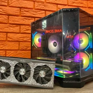 Корпус-акваріум/ Ryzen 5 8400F, 32 DDR5, 512GB SSD/850W/RTX 3080 10GB GDDR6X/ Гарантія