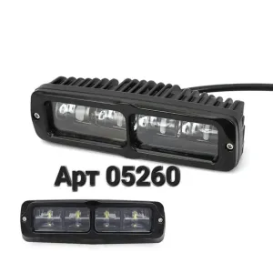 Фара Светодиодная компактная LED Яркая 35w ПТФ СТГ Туманка Балка лінза