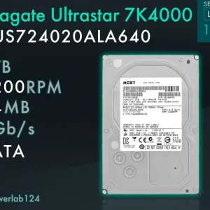 Жорсткий диск HDD 2TB 7.2K 6G SATA 3.5'' HGST HUS724020ALA640