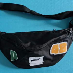 Поясна сумка PUMA Phase Patch Waist Bag 2,2 л, чорна, унісекс