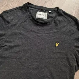Футболка Lyle & Scott чоловіча L сіра 100% бавовна