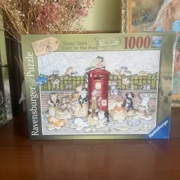 Пазли Ravensburger Crazy Cats... Lost in the Post 1000 деталей