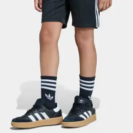 Дитячі шорти Adidas Originals чорні з принтом KE2848