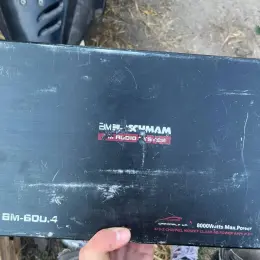 Автомобільний підсилювач звуку Boschman BM Audio BM-600.4 8000 Вт