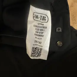 Штани M-TAC CONQUISTADOR GEN.I FLEX чорні розмір 28/30