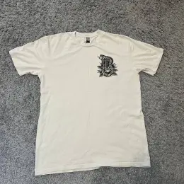 Футболка Hobo Jack з тату-принтом кобри та троянди, бежева, XL