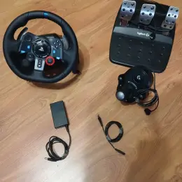 Ігрове кермо Logitech G29 + Shifter з педалями для ПК та PlayStation