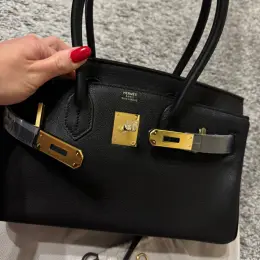 Сумка Hermès Shoulder Birkin 29 см чорна
