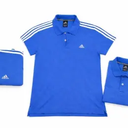Поло Adidas Performance синього кольору, розмір L