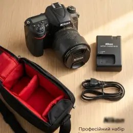 Дзеркальний фотоапарат Nikon D7000 + об'єктив + сумка