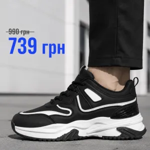 Чорні мʼякі кросівки на платформі