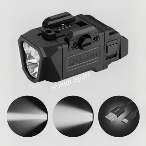 Ліхтар збройовий підствольний Olight PL X Matte black без ЛЦВ, Фонарь оружейный подствольный для АК/AR15/Glock/Sig Sauer
