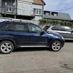 Алюминиевые пороги БМВ Х5 Е70 Алюмінієві порогі BMW X5 E70 підножки