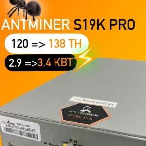Кількість! Б/в Майнери Asic Bitmain Antminer S19k Pro 120 Th 2800 Вт