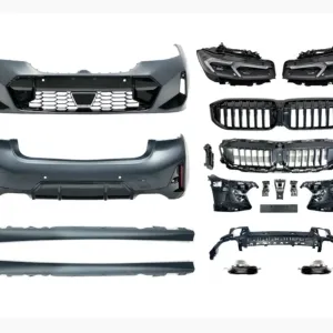 Обвіс комплект рестайлінгу BMW 3  G20 2018-2022 в 2023+ з фарами Shadow Line арт 10527 бампер