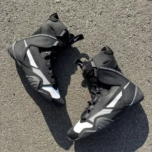 БЕЗКОШТОВНА ДОСТАВКА‼️Боксерки Nike HyperKO 2 Black (Чорно-Білі), боксерки,nike hyperko 2 , boxing shoes,оригінал,боксер,boxer,hyperko 2,боксерки, box