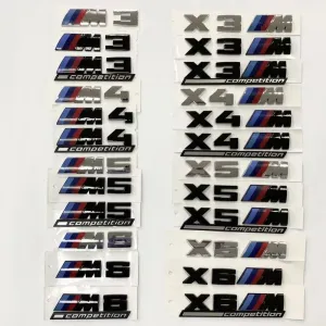 Емблема шильдик BMW M3 M4 M5 X3M X4M X5M X6M competition