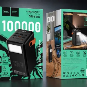Повербанк Hoco DB03 Max 100 000 mAh 65W | для ноутбука/телефону
