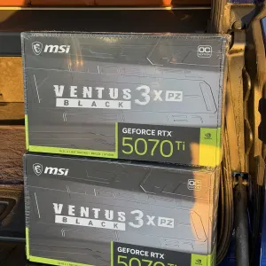 MSI GeForce RTX 5070 Ti 16G VENTUS 3X PZ OC (912-V531-657, G507T-16V3ZC) Нові. Запаковані