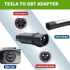 РОЗПРОДАЖ‼️Перехідник Tesla - gbt 32А адаптер 7квт wufen Тесла гтб type 2 type 1 адаптер переходник adapter