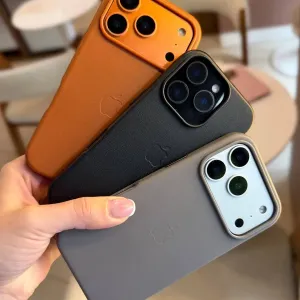 Шкіряний чохол для айфон 16 / 17 про макс чехол для iPhone Pro Max кожа Leather Case MagSafe