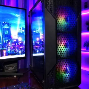 Игровой ПК Intel i7/32Gb/RX580 8/SSD256+500 компьютер системный блок