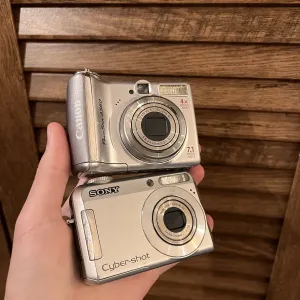 Лот фотоапаратів робочі Canon PowerShot A560 + Sony Cyber-shot DSC-S650