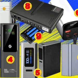 Корпуси павербанка PowerBank, UPS для роутера, та вжє зібрані з захистом, під 1,2,4,6 або 21 акумуляторів 18650 та 21700. Швидка зарядка