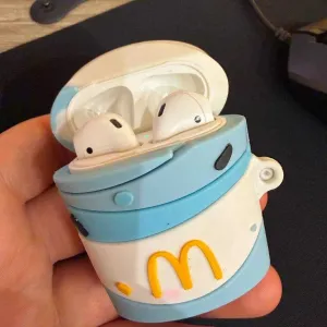 Навушкники airpods 2 (a1602) + ПОДАРУНОК КЕЙС МакФлури