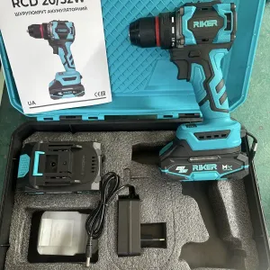 Шуруповерт Акумуляторний, Riker RCD20/52нм PRO,  2 акумулятора 20в, 52нм потужності !!!
