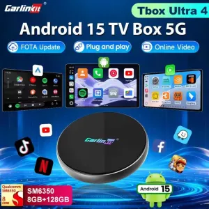 Адаптер CarlinKit TBox Ultra 2 / Ultra 3 / Ultra 4 8gb / 128gb - Android 15.0, SM6350
