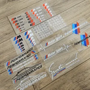 Наклейки на суппорта супорт BMW M M Audi S-line S3 S4 S5 S6 S7 Tesla Volkswagen
