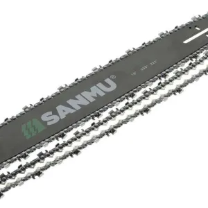 Шина SANMU 18" (45 см) + цепь (2шт) 0,325" 36 зубов паз 1,5 мм,цепш893