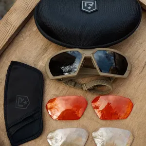 Балістичні окуляри Revision Shadowstrike Deluxe 3 lens VERMILLION KIT