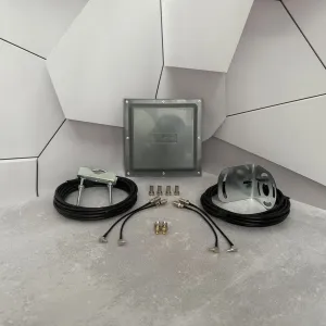 4G антена MIMO 2х2 17Дб комплек з кабелем і перехідниками