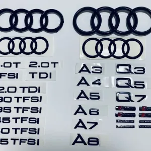 Емблема шильдик значок эмблема Audi A3 A4 A5 A6 A7 A8 Q3 Q5 Q7 S-line