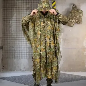 Маскувальний костюм "Пончо" з 3D листям кікімора військова