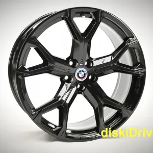 черные диски 741M стиль R20 21 22 на BMW X5 g05 X6 g06 X7 g07 X5M X6M X7M X3 g01 g45 X4 g02 X2 u10 X1 u11 так же на X5 f15 X6 f16