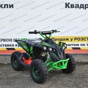 Дитячий квадроцикл на акумуляторі Bomber 1000W Green NEW 48v Оплата при отриманні