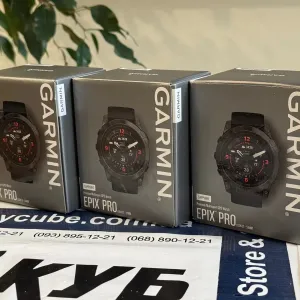 Смарт-годинник Garmin Epix Pro Gen 2 Sapphire 51mm Carbon G. DLC Tit. with Black Band