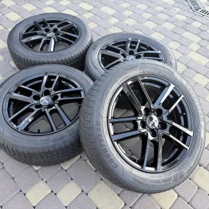 R17 диски Rial 5x112 VW Passst/Touran/Caddy/Skoda Octavia/Yeti/Audi A4/A6 шини 225/55R17 зима 6мм